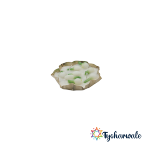 3.5" Urli Candle Mogra Buds | Urli Candle Mogra Buds – Traditional Decorative Candle for Pooja, Festivals, and Spiritual Home Décor