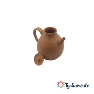 Clay Surai Pot for Water 3 litre| Traditional Mitti Surai Water Container | Eco-Friendly Surai Matka for Natural Cooling |