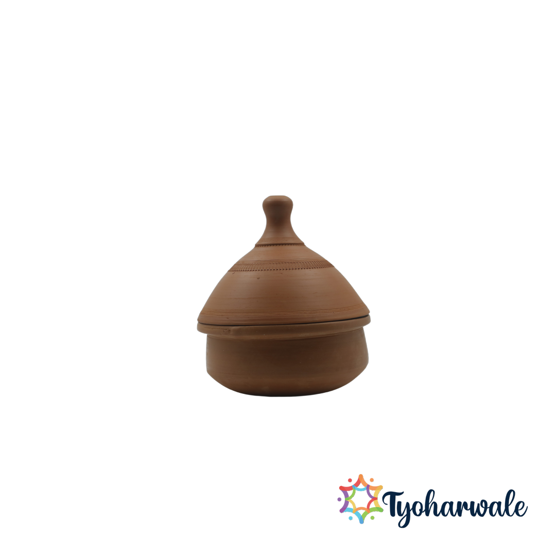 Clay Handi for Cooking | Handmade Earthen Pot | Eco-Friendly Mitti Handi for Home & Gifting |