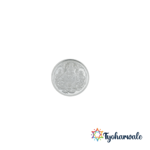 BIS Hallmarked 999 Pure Silver Coin – Laxmi Ganesh Saraswati Design | Auspicious Diwali Gift | Ideal for Pooja, Dhanteras, Spiritual Gifting
