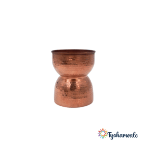 Copper Mapta | Traditional Vessel for Pooja Samagri & Festive Kitchen Use | Available in Two Sizes