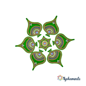 Acrylic Reusable mat based rangoli|Ready-to-Use Acrylic Rangoli| Durable Acrylic Rangoli Pattern