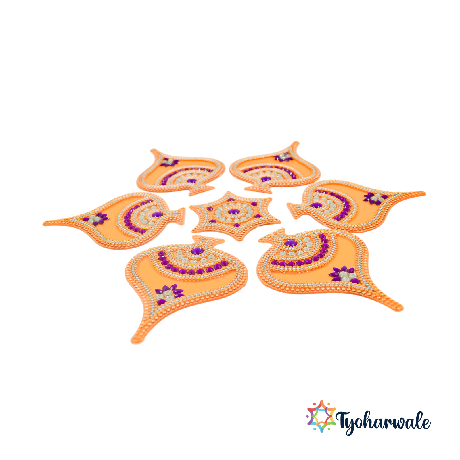 Reusable Rangoli Set for Pooja & Festivals| Decorative Rangoli for Home & Temple Décor| Traditional Rangoli for Floor & Wall Decoration| Reusable Rangoli for Diwali & Navratri Celebrations