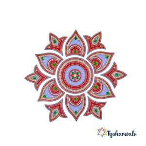 Acrylic Reusable mat based rangoli|Ready-to-Use Acrylic Rangoli| Durable Acrylic Rangoli Pattern
