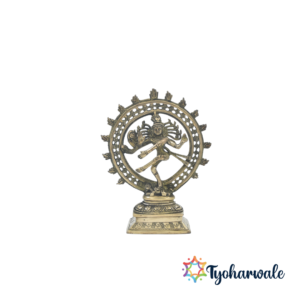 Brass Natraj Statue | Large Dancing Lord Shiva Nataraja Murti for Home Temple Decor, Spiritual Gifting, Pooja Room, Vastu Idol, Diwali and Festival Decoration