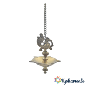 Brass Latkan Diva | Latkan Diva | Latkan Diva Swamy Figurine for Home, Temple, Pooja Room, Office Table, Spiritual Décor and Gifting