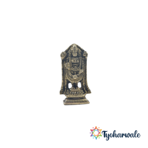 Brass Balaji Murti – Lord Venkateswara | Balaji Idol for Home, Puja Room, Office Desk & Gifting |
