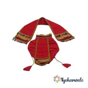 Ganpati Vastra – Traditional Ganesh Ji Dress Set | Silk, Velvet & Cotton Ganpati Outfit for Idol Decoration |