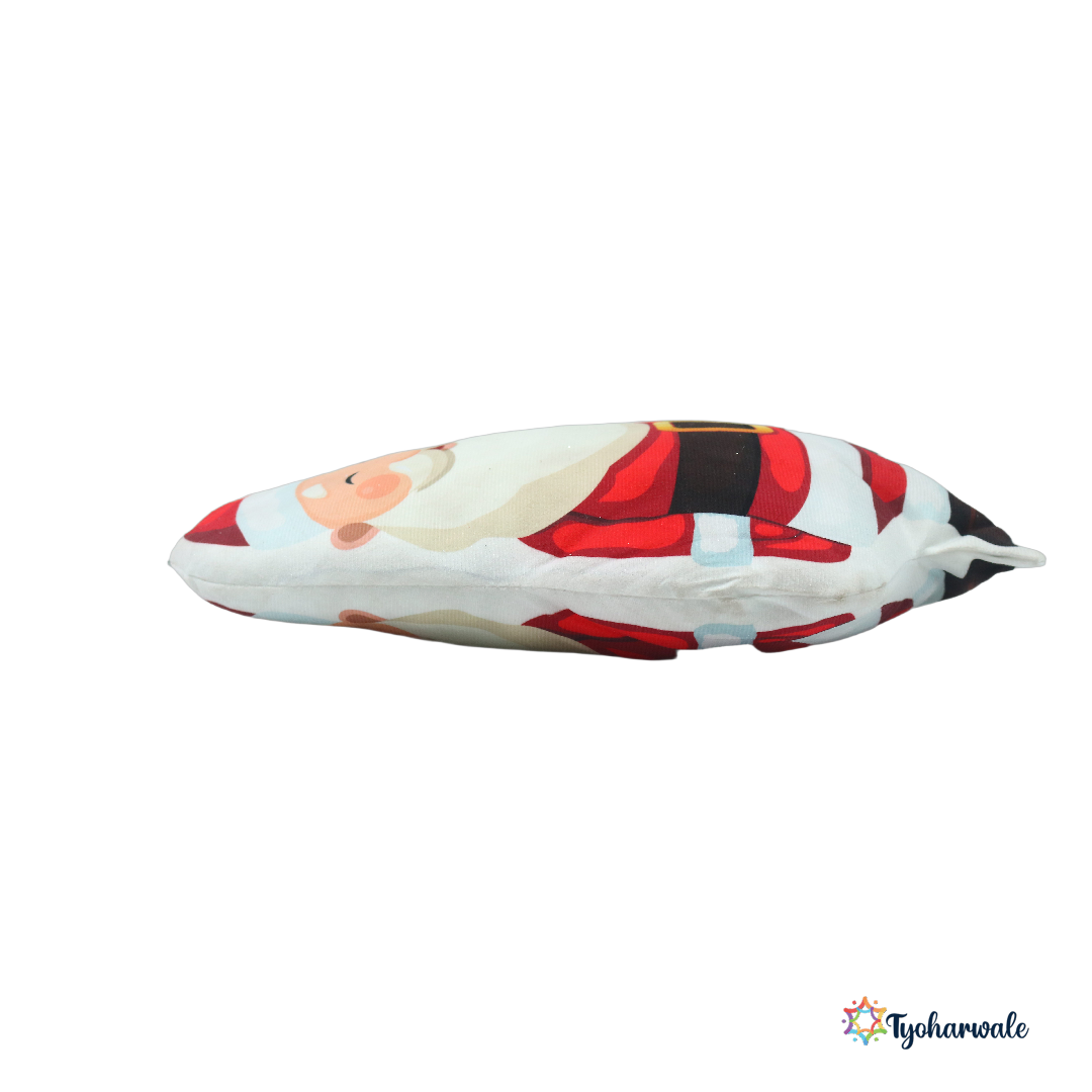 Santa Pillow for Christmas Decoration | Santa Claus Cushion (Soft Plush) Christmas Showpiece for Home Décor, Sofa, Kids Room & Festive Gifting |