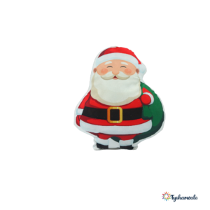 Santa Pillow for Christmas Decoration | Santa Claus Cushion (Soft Plush) Christmas Showpiece for Home Décor, Sofa, Kids Room & Festive Gifting |