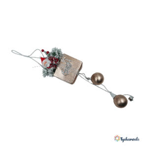 Christmas Gift Box Hanging Decoration with Santa | Holiday Wall Decor and Xmas Tree Ornament | Premium Christmas Home Decoration