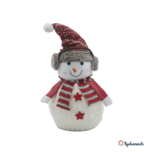 Snowman for Christmas Decoration | Cute Snowman Figurine | For Home Decor, Office Desk, Xmas Tree Decoration and Gifting |