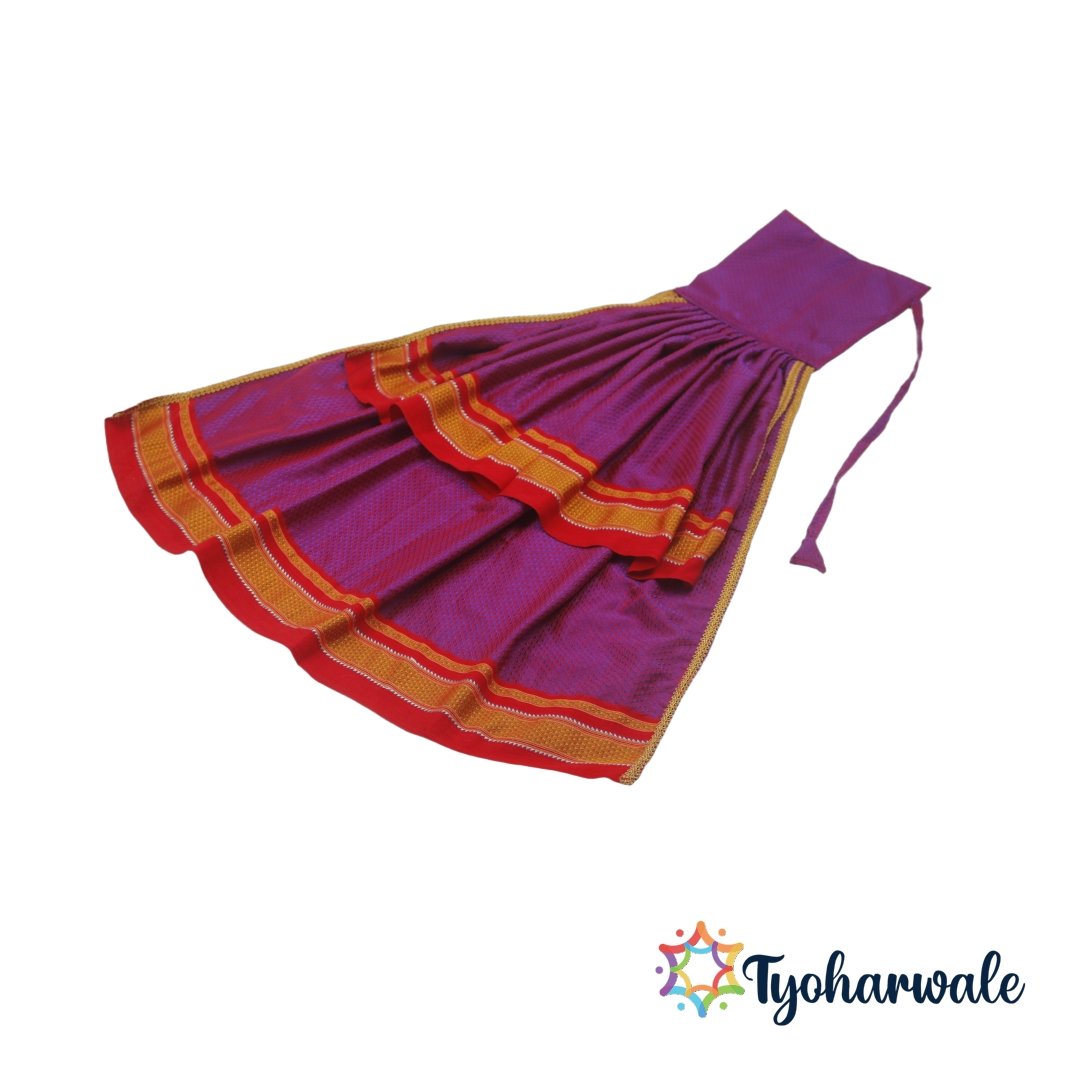 Double Gudi Cover for Gudi Padwa | Traditional Cover |Maharashtrian Gudi Padwa Decoration | Ready Made Gudi Cover for Home Entrance, Balconies or Windows| Khun Saree Fabric|