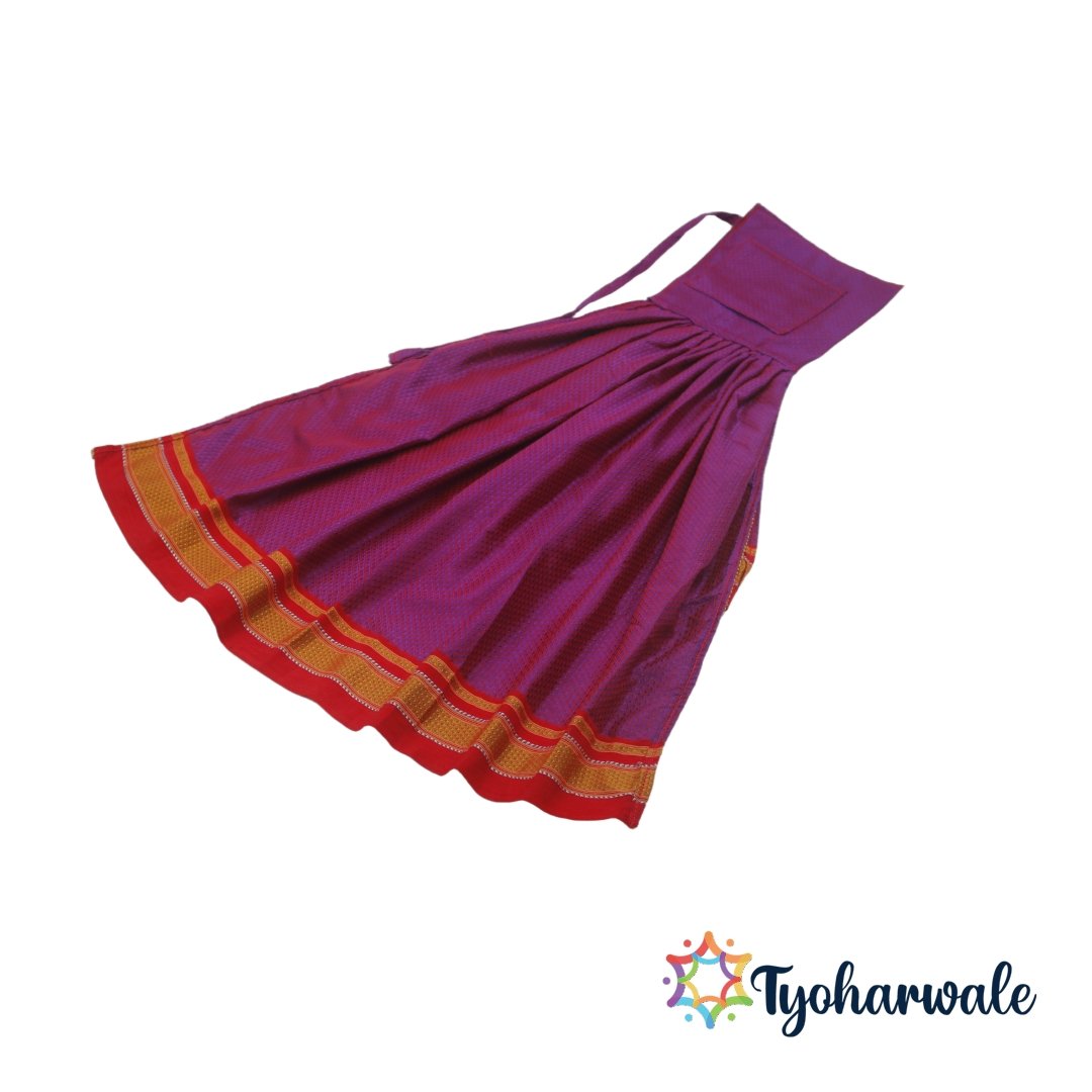 Double Gudi Cover for Gudi Padwa | Traditional Cover |Maharashtrian Gudi Padwa Decoration | Ready Made Gudi Cover for Home Entrance, Balconies or Windows| Khun Saree Fabric|