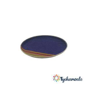 Khan Puja Plate 10” | Traditional Khun Pooja Thali for Raksha Bandhan & Karva Chauth | Aarti Thali for Home & Festive Decoration |