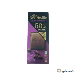 Cadbury Bournville | Rum & Raisin 50% Dark Chocolate bar | Premium chocolate for Couples & Gifting |