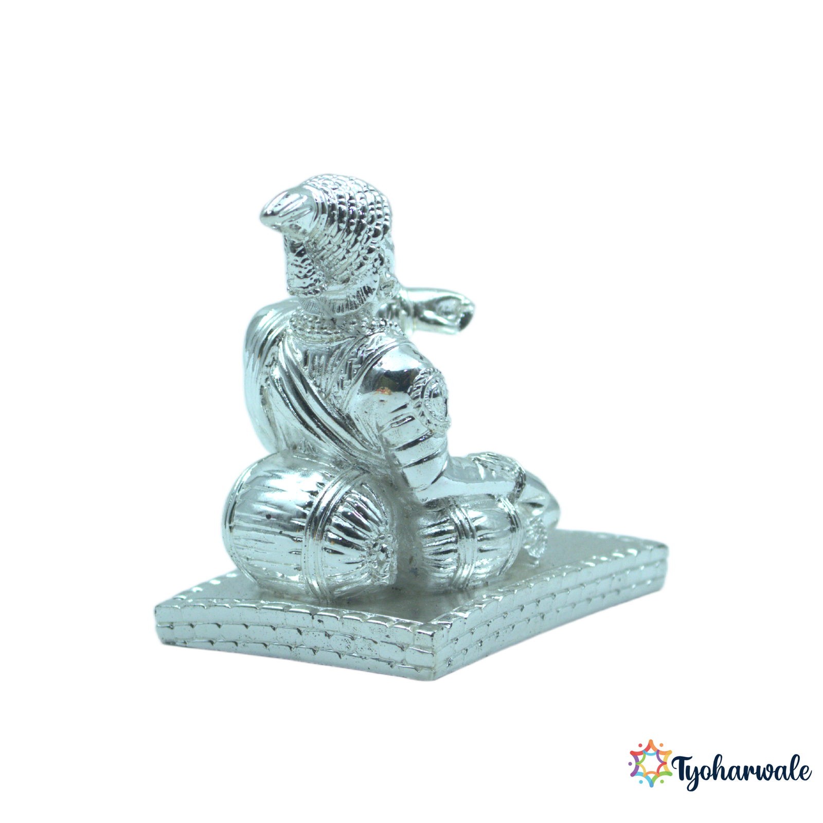 Chhatrapati Shivaji Maharaj Idol | Silver-Plated Finish Statue | For Home, Decor, & Office |