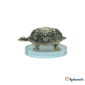 Antique Gold Plated Ashtalakshmi Idol on Kurma (Tortoise) | For Home Mandir, Diwali & Lakshmi Pooja |