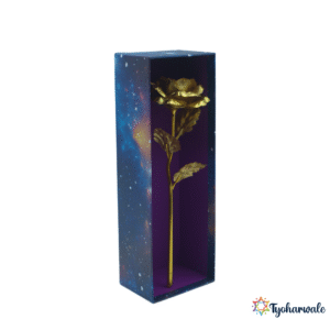 Gold Plated Rose | Decorative Flower | For Decoration, Gifting, Anniversaries or Special Occasions |