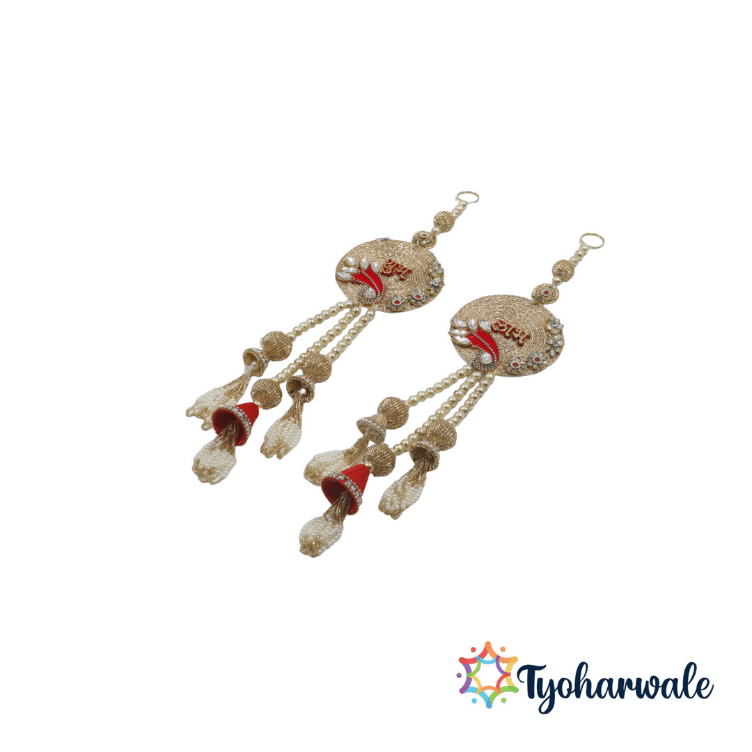 Shubh Labh Latkan | Door Hanging for Home, Office, Main Entrance, Festival Wall Hanging, Pooja Room, Mandir Decoration, Diwali, Navratri, & Housewarming Décor |