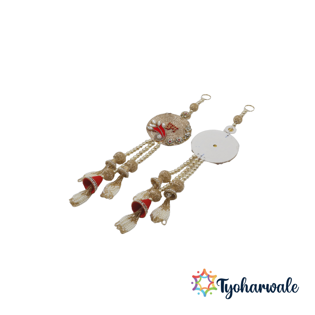 Shubh Labh Latkan | Door Hanging for Home, Office, Main Entrance, Festival Wall Hanging, Pooja Room, Mandir Decoration, Diwali, Navratri, & Housewarming Décor |