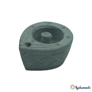 Miniature Dagadi Diva (दिवा) | dagadi diva miniature | Traditional Stone Diya Miniature | Wedding Rukhwat & Ethnic Pooja Decor |