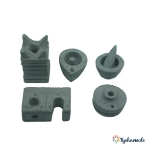 Miniature Dagdi Bhandi Kundi (दगडी भांडी) | Traditional Stone Utensil Miniature | Wedding Rukhwat & Kitchen Decor |