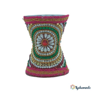 Decorative Maap for Gruhapravesh (गृहप्रवेश माप) | Empty Rice pot | Traditional Housewarming Decor | For Marriage Ritual, New Home Pooja & Entry Ceremony |