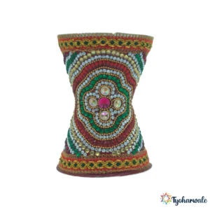 Decorative Maap for Gruhapravesh (गृहप्रवेश माप) | Empty Rice pot | Traditional Housewarming Decor | For Marriage Ritual, New Home Pooja & Entry Ceremony |