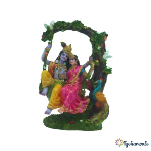 Radhakrishn Murti / Idol (राधाकृष्ण मूर्ती) | Devotional Idol for Home Mandir | Pooja, Temple & Spiritual Decor |