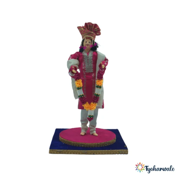 Navardev Rukwat Figurine | 12 Inches | Maharashtrian Groom Display ...