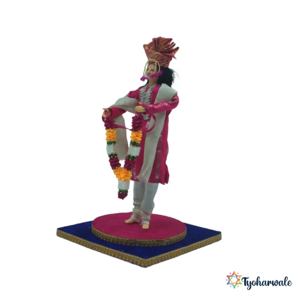 Navardev Rukwat Figurine | 12 Inches | Maharashtrian Groom Display ...