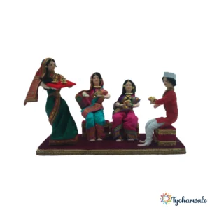 Kandepohe Setup for Rukhwat (कांदेपोहे) | kandepohe setup | traditional Marathi ritual Miniature for Wedding Display