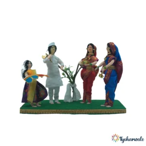 Jagrangondhal Setup for Wedding Rukhwat (जागरण गोंधळ) | jagrangondhal setup | devotional ritual decor Cultural Miniature