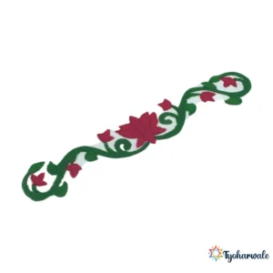 Lotus Vel Rangoli Design for Home Decoration | Reusable Decoration for Diwali, Festivals & Entrance |