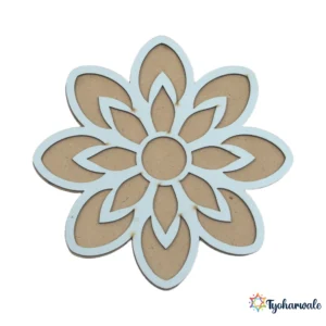 Flower Rangoli Design Board | Reusable Floral Rangoli Base for Home, Diwali & Pooja Room |