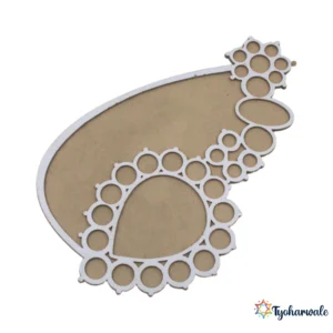 Rangoli Design Board | Traditional Nuth Pattern Rangoli Base for Home, Diwali & Pooja Room |