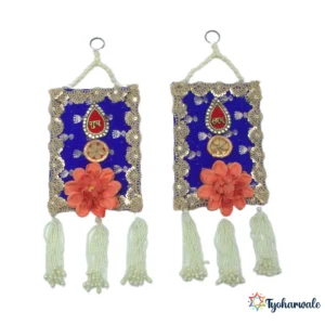 Shubh Labh Door Hanging | Traditional Decorative Latkan for Home Entrance & Pooja Room | Diwali & Festive Decoration |