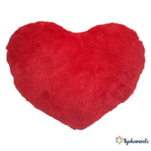 Heart Shaped Decorative Plushie Cushions for Sofa & Bed | Plain Washable Heart Pillow | Valentine’s Week Gift for Room, Car & Lounge |