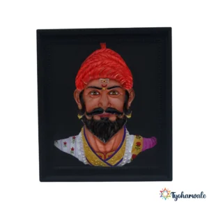 Shivaji Maharaj 3D Photo Frame | Wall Decor for Home and Office |