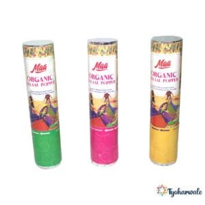 Herbal Gulal Poppers (Set of 3) | Natural Herbal Gulal | Holi Colour Powder | For Holi Festival, Weddings & Family Celebrations |