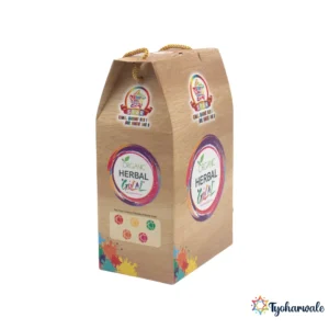 Star Organic Herbal Gulal for Holi | 5 Shades Natural Holi Colour Powder Pack | Safe Festival Colours for Kids & Adults