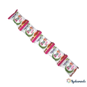 Kanha Herbal Gulal (Red) Pouch for Holi | (Set of 5) | Perfumed Silky Herbal Colour Powder | Festival Celebration Gulal Pack