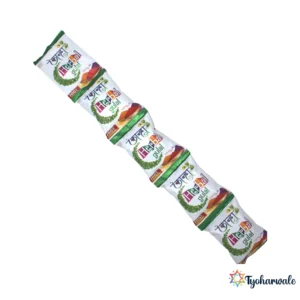 Kanha Gulal (Green) Pouch for Holi | ( Set of 5 ) | Herbal Colour Powder | Festival Celebration Gulal Pack