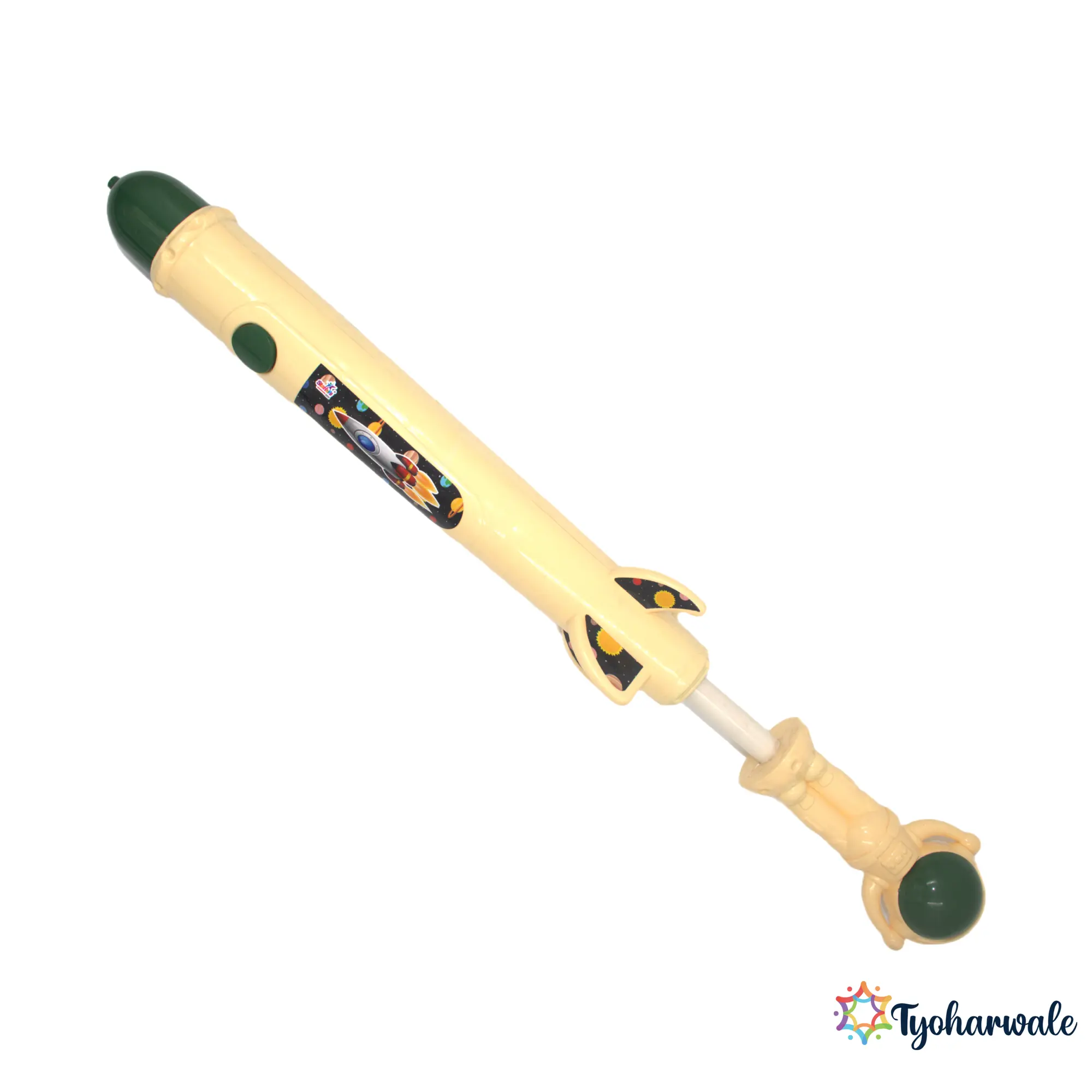 Spaceship Astronaut Rocket Holi Pichkari Water Gun for Kids | Space Theme Festival Spray Toy | Outdoor Colour Play |
