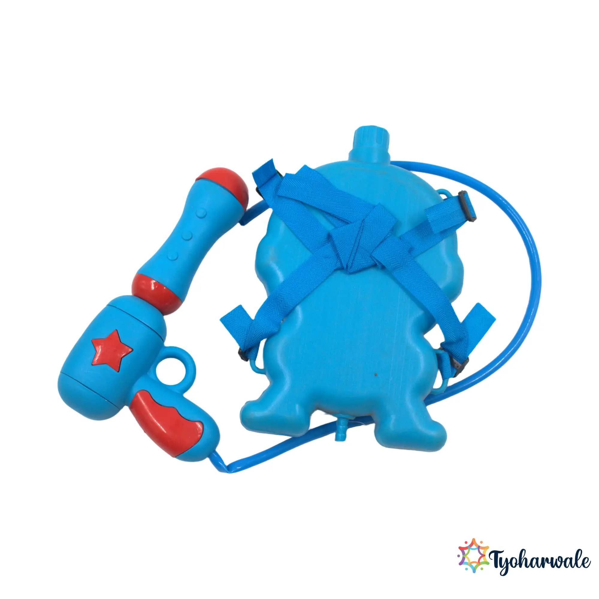 Shield Style Superhero Backpack Holi Water Tank Gun for Kids | Action Theme Festival Spray Toy | Outdoor Colour Play |