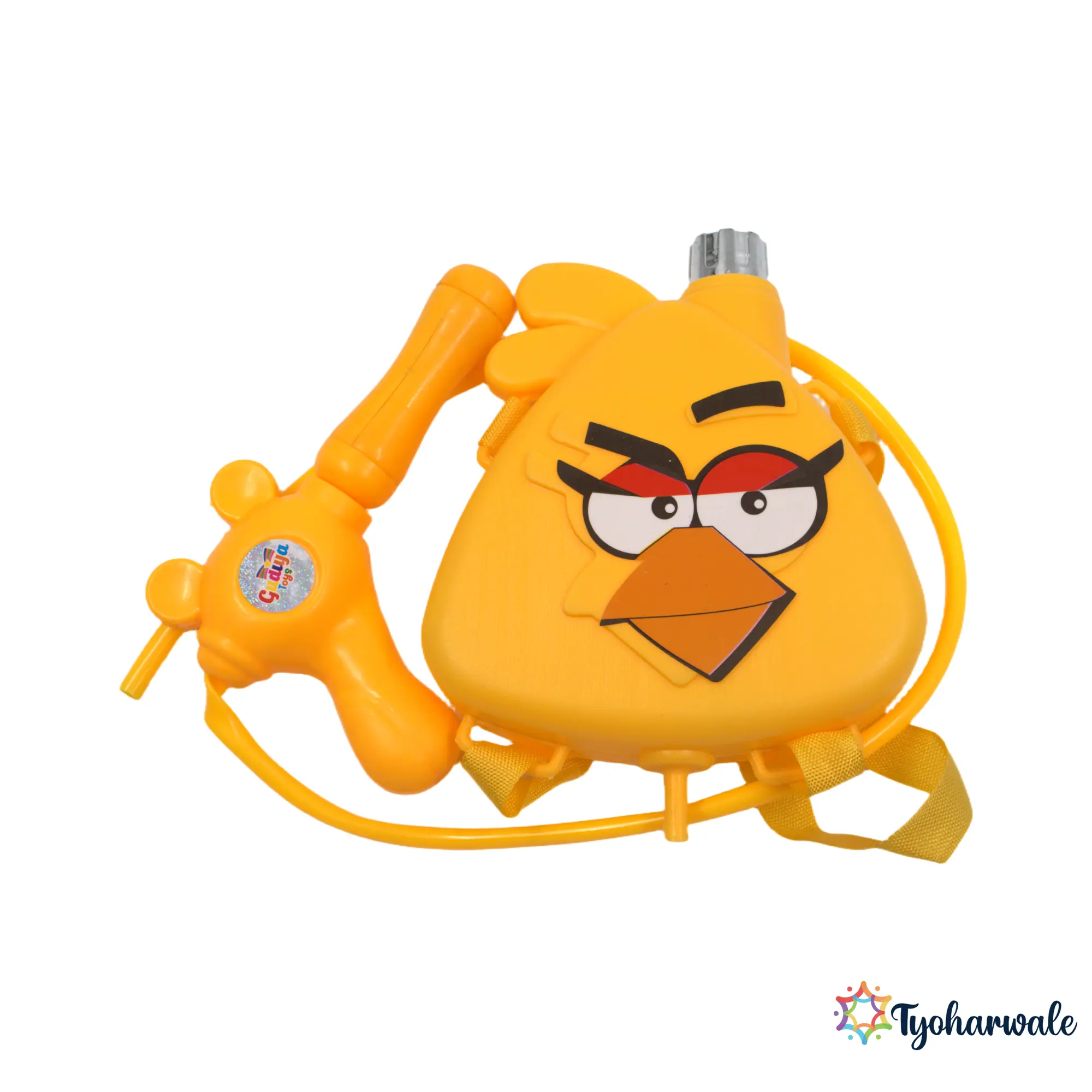 Cartoon Bird Backpack Holi Water Tank Gun for Kids | Character Festival Spray Toy | Outdoor Colour Play |