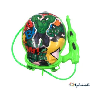 Superhero Backpack Holi Water Tank Gun for Kids | Large Capacity Action Theme Festival Spray Toy | Outdoor Colour Play