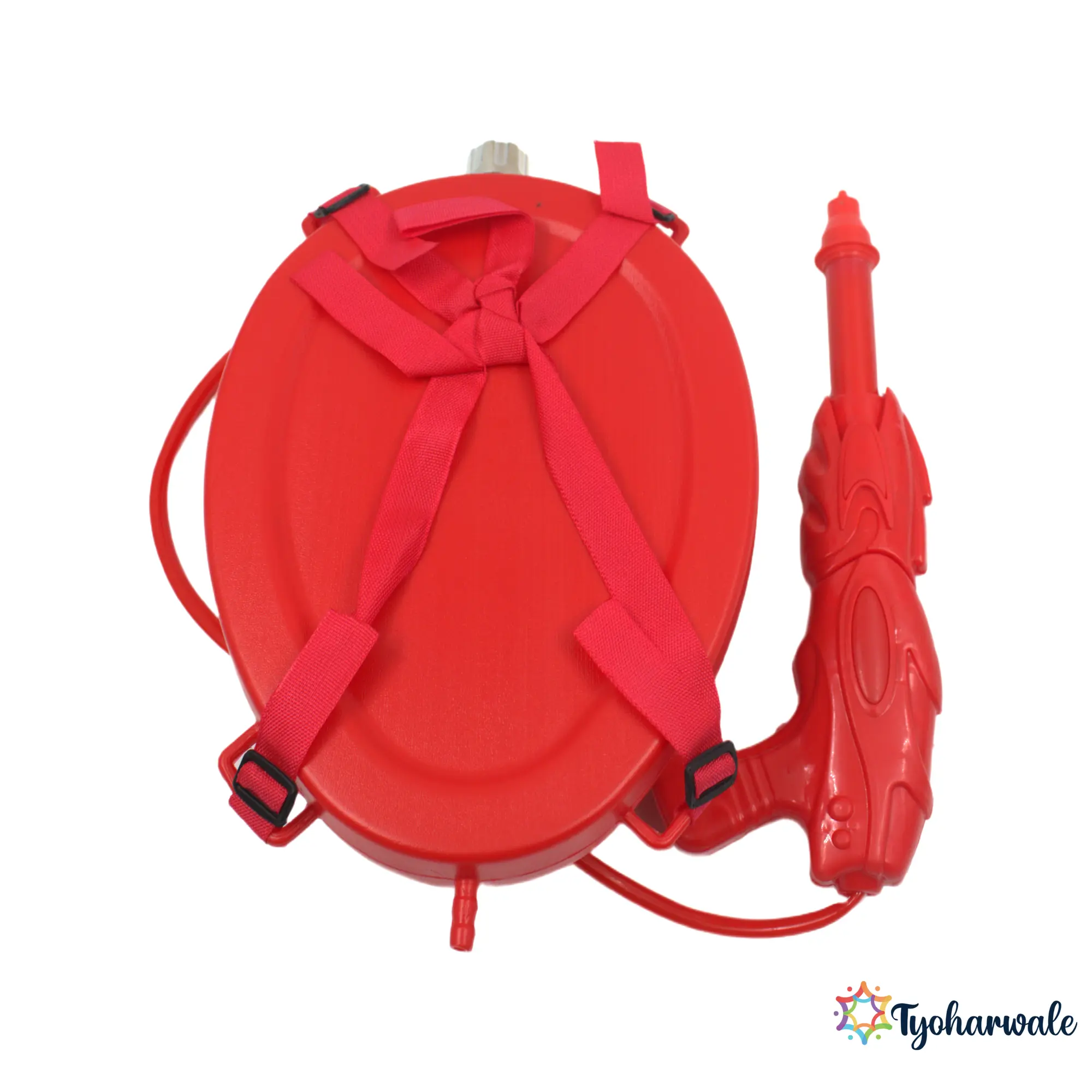 Superhero Face Backpack Holi Water Tank Gun for Kids | Action Character Festival Spray Toy | Outdoor Colour Play