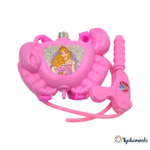 Princess Backpack Holi Water Tank Gun for Kids | Character Festival Spray Toy | Outdoor Colour Play
